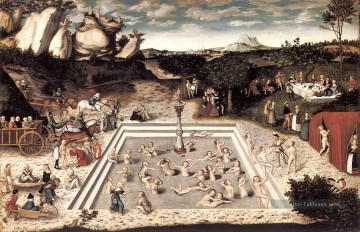  jeunesse Tableaux - La Fontaine de la Jeunesse Renaissance Lucas Cranach l’Ancien